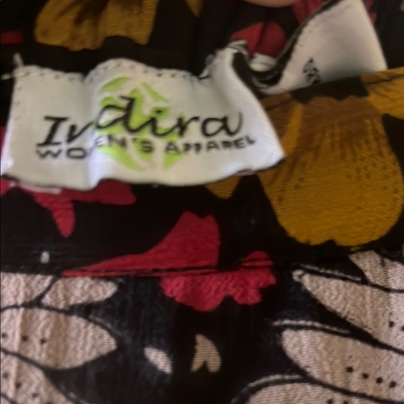 INDIRA | Floral Print Maxi Skirt Sz L - Picture 7 of 7